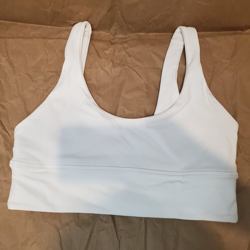 Lululemon Align Bra White Size 8 Light Support for size A, B cups
